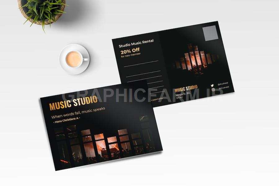 Music Postcard