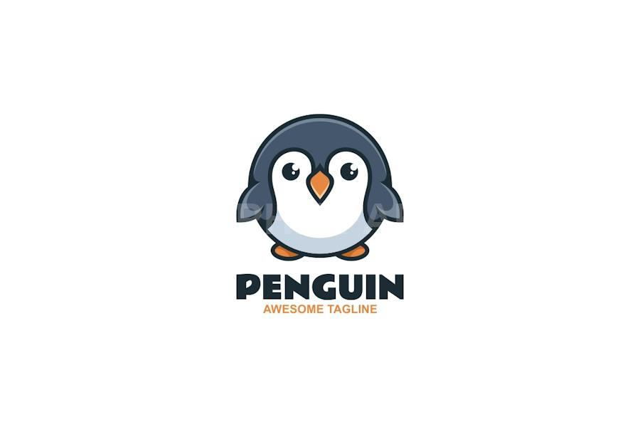Penguin Simple Mascot Logo