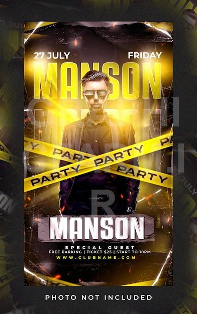 Flyer Party Story 