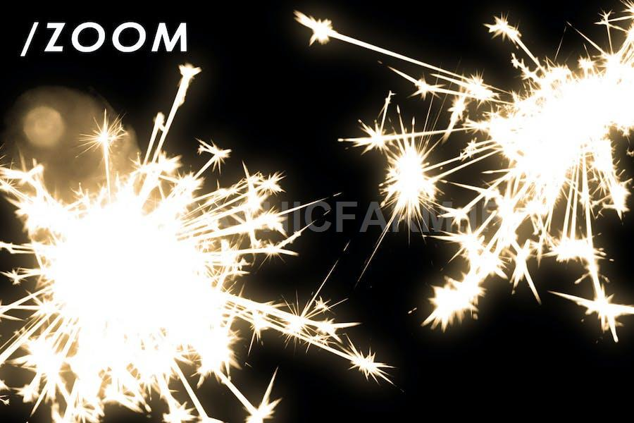 Real Sparkler Overlays