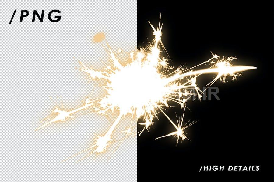 Real Sparkler Overlays