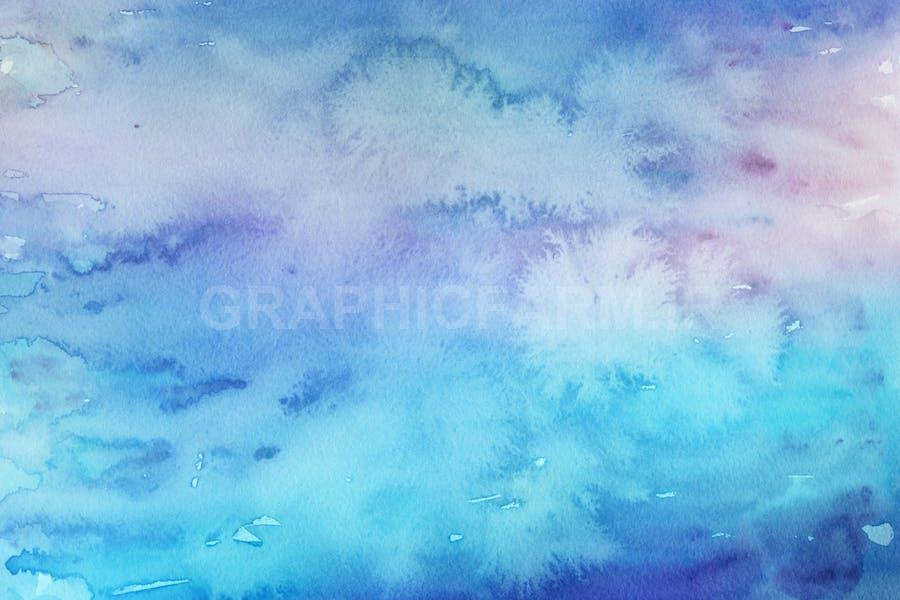Winter Watercolor Backgrounds 2
