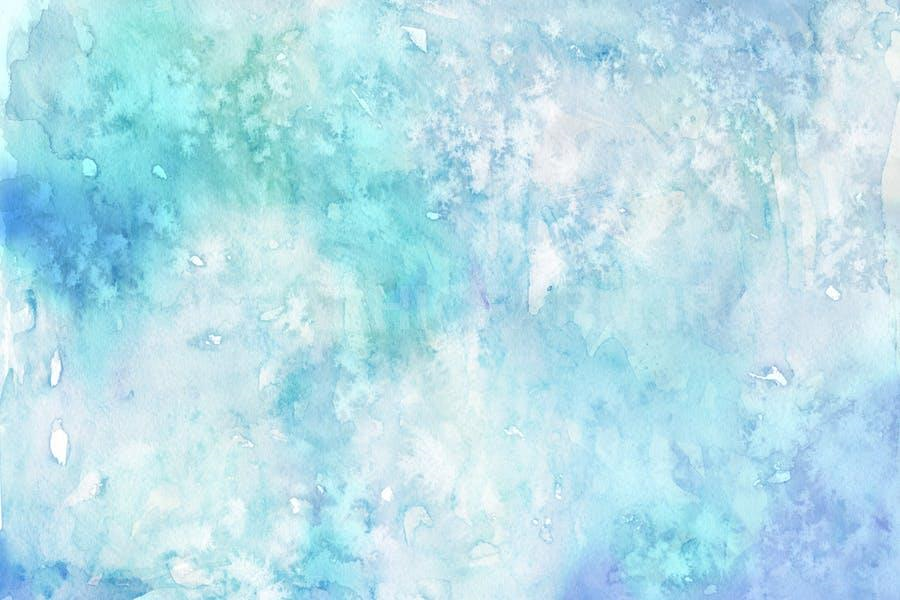 Winter Watercolor Backgrounds 1