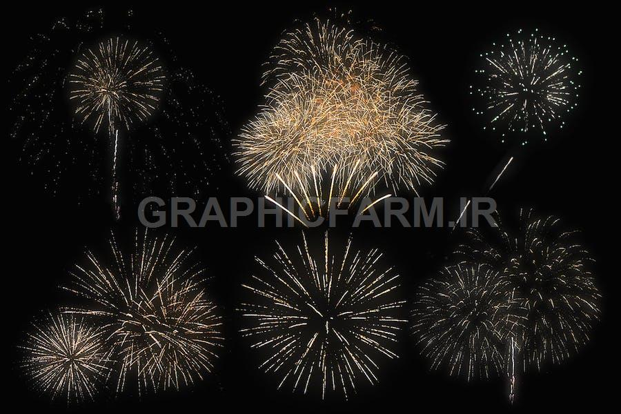 100 Firework Overlays
