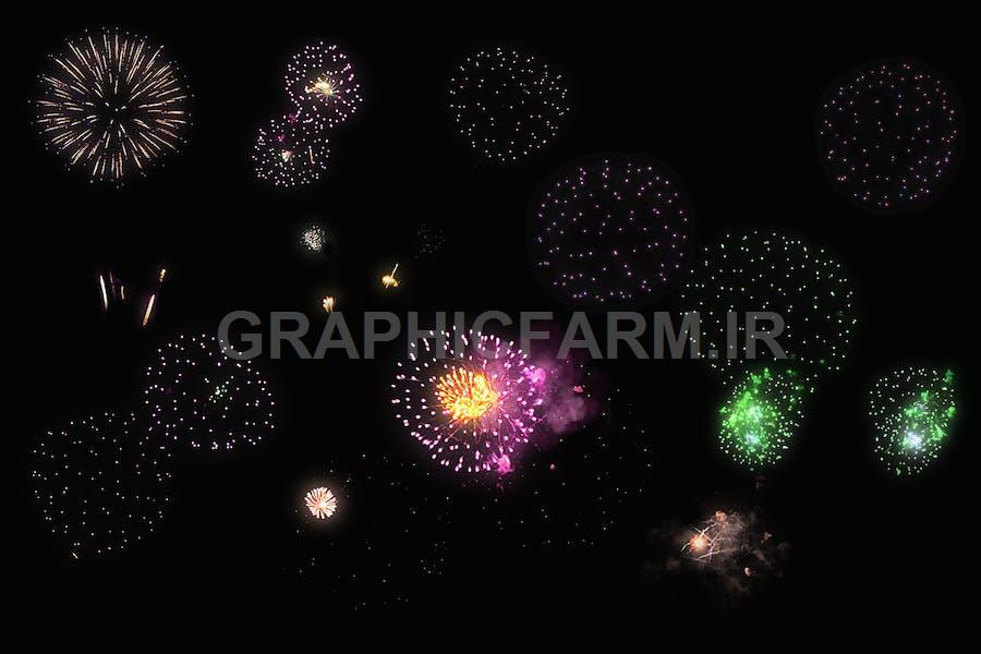 100 Firework Overlays