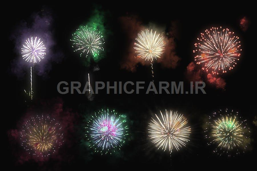 100 Firework Overlays