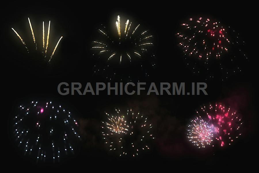 100 Firework Overlays