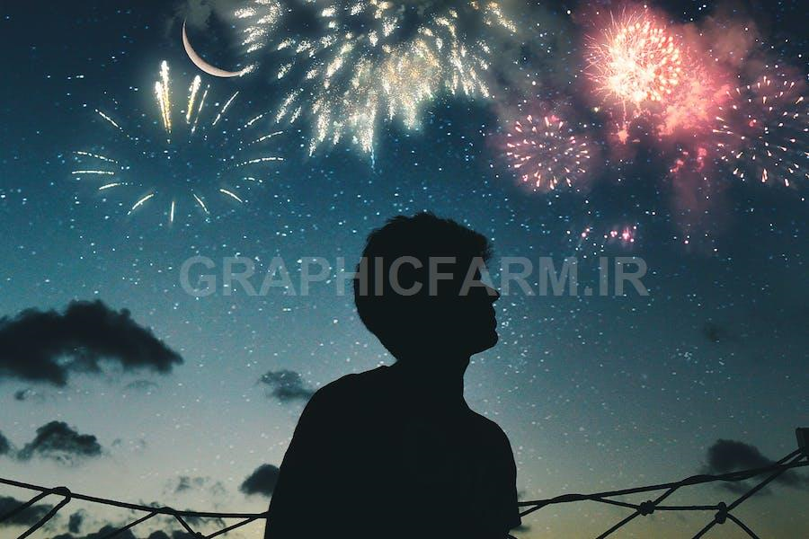 100 Firework Overlays