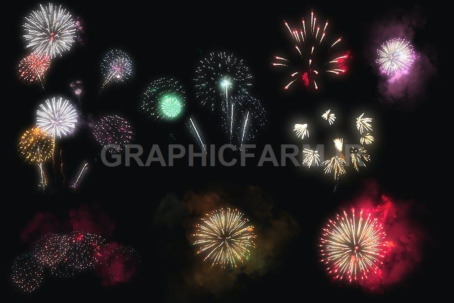 100 Firework Overlays
