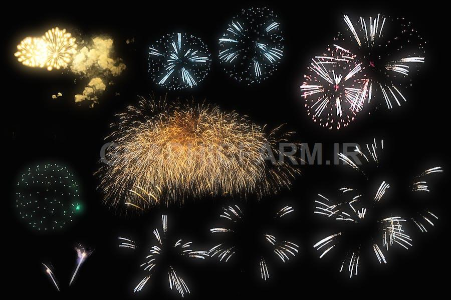 100 Firework Overlays