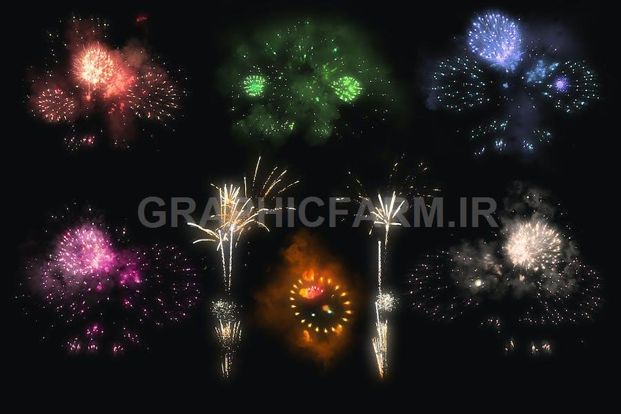 100 Firework Overlays