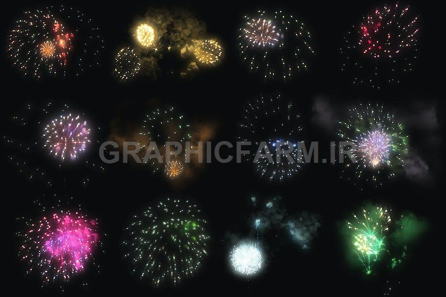 100 Firework Overlays