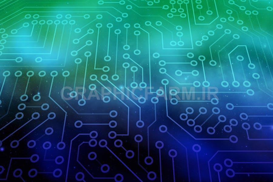 Space Microchip Backgrounds 1