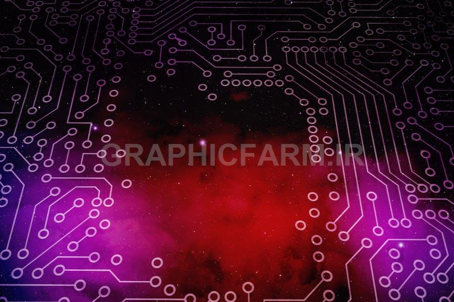 Space Microchip Backgrounds 1