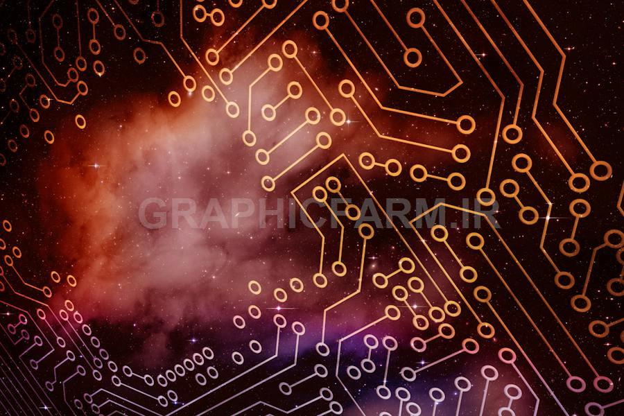 Space Microchip Backgrounds 1