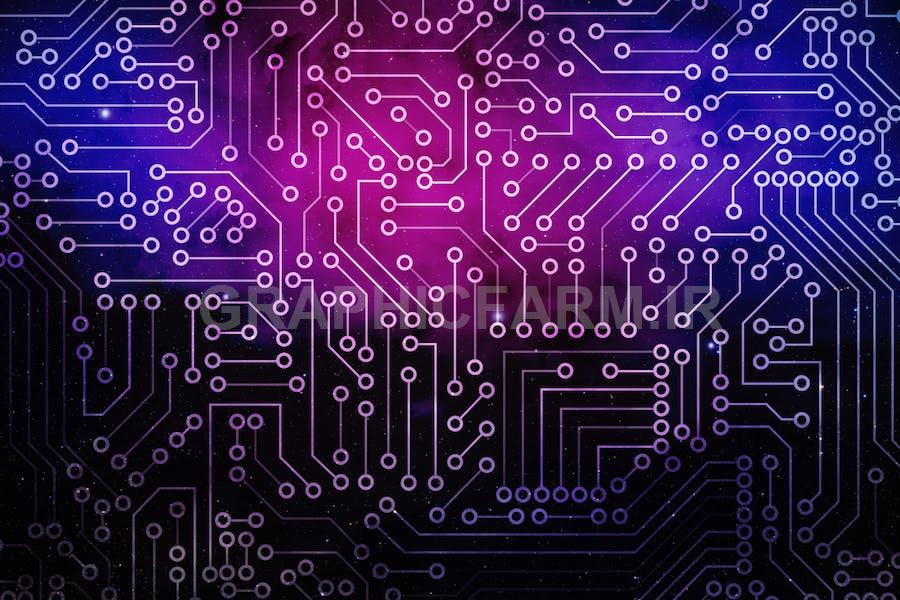 Space Microchip Backgrounds 1