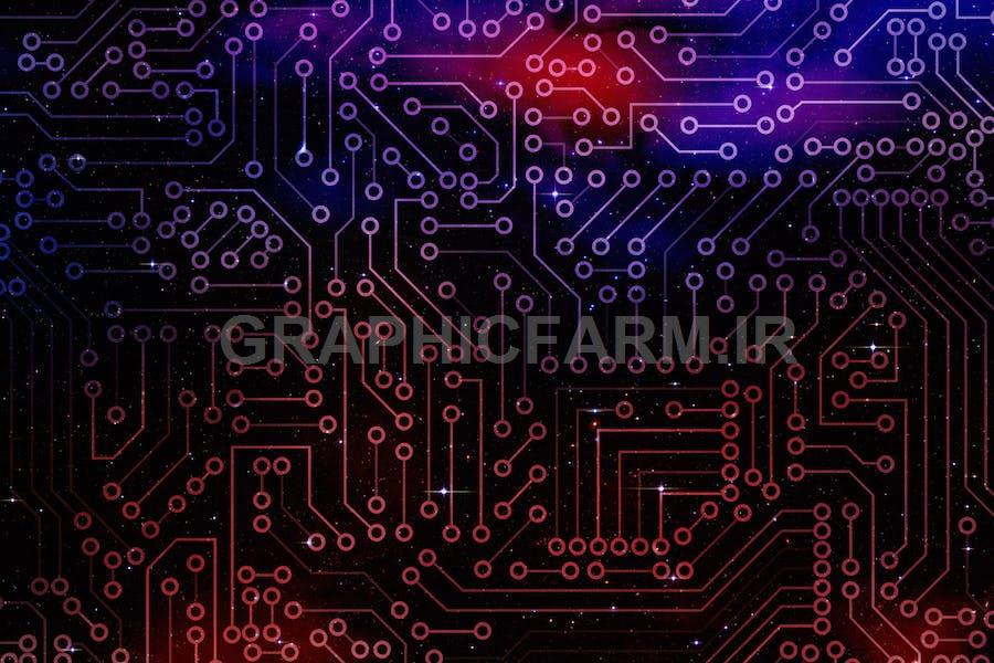 Space Microchip Backgrounds 1