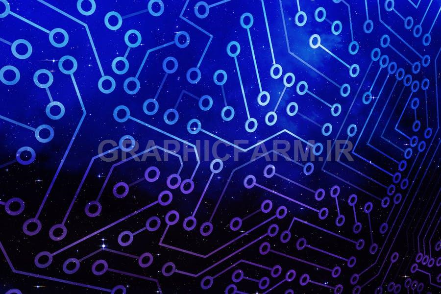 Space Microchip Backgrounds 1