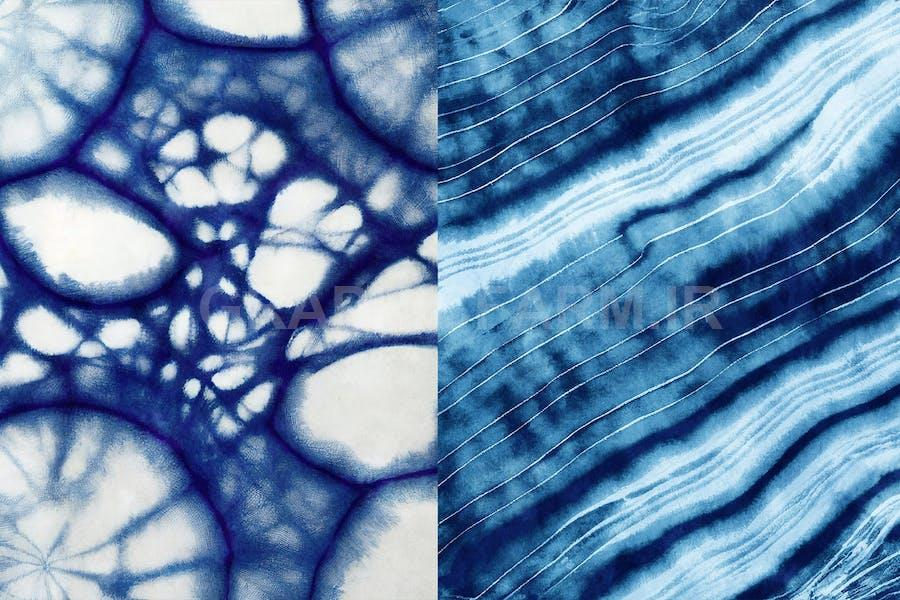 Abstract Shibori Textures