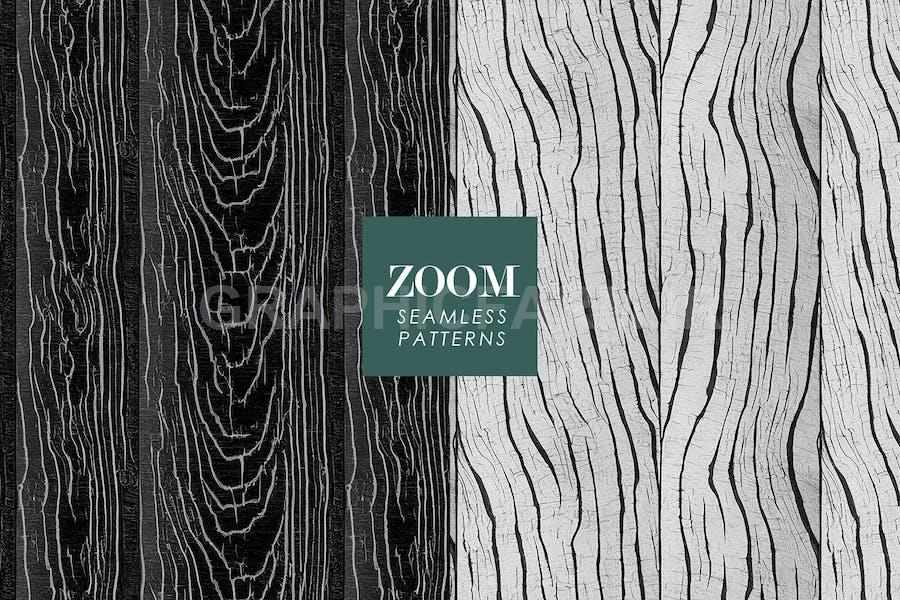 Black & White Wood Patterns Vol.3