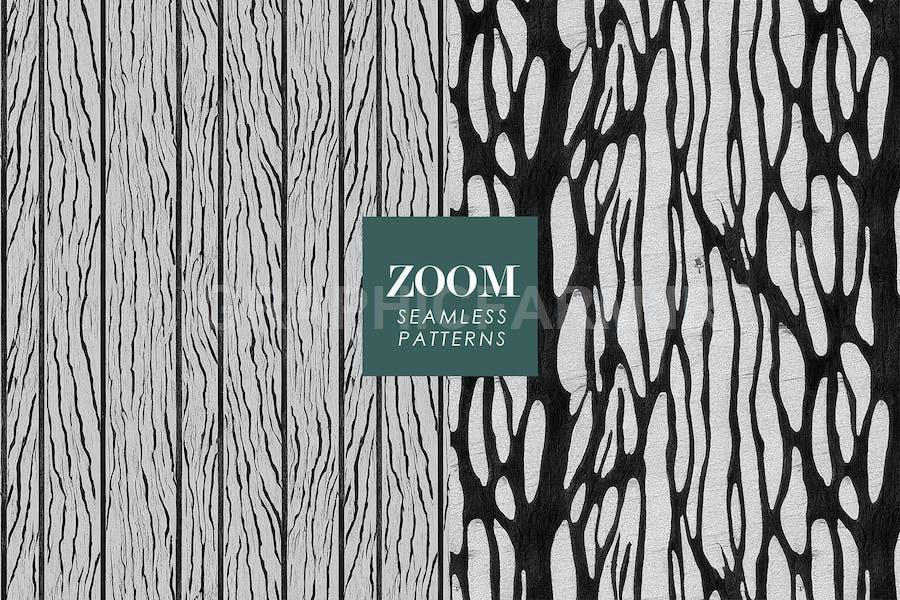 Black & White Wood Patterns Vol.3