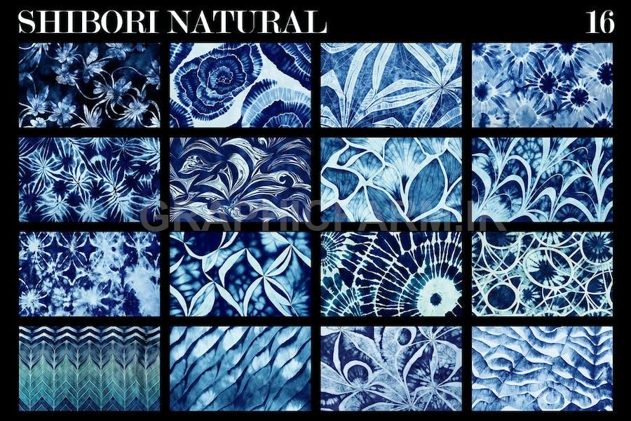 Natural Shibori Textures