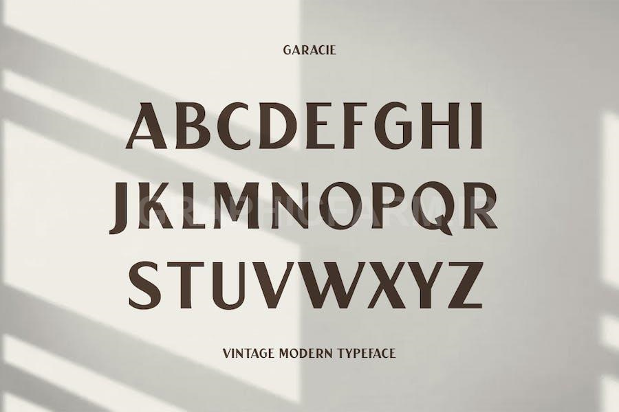 Garacie Vintage Modern Font