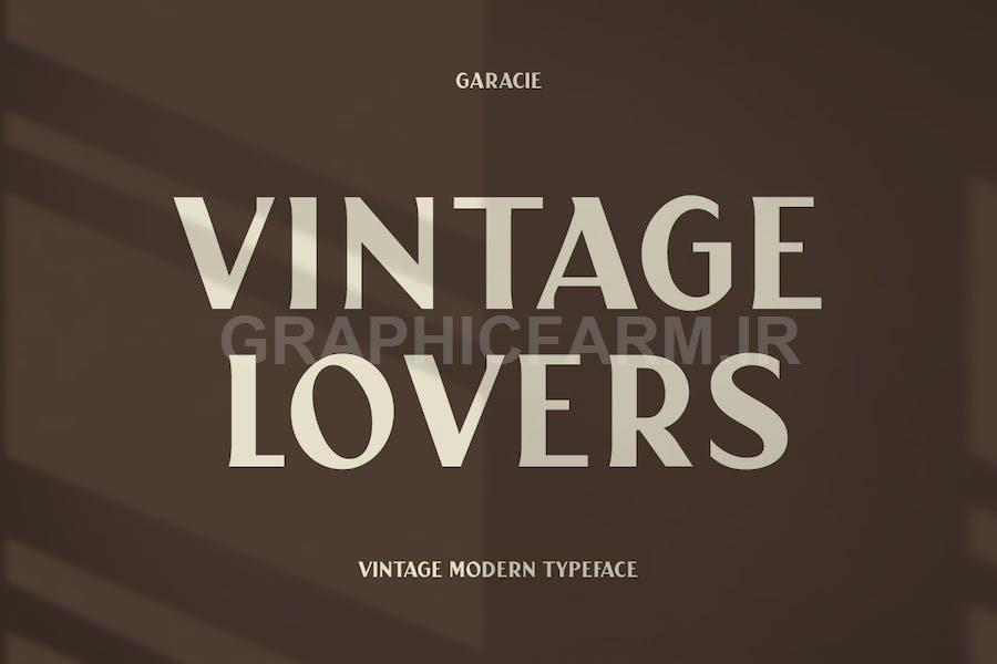 Garacie Vintage Modern Font
