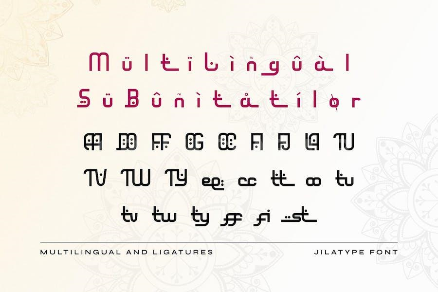 Arabic Font - Jilatype