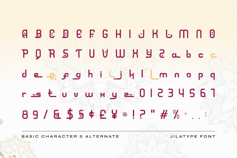 Arabic Font - Jilatype