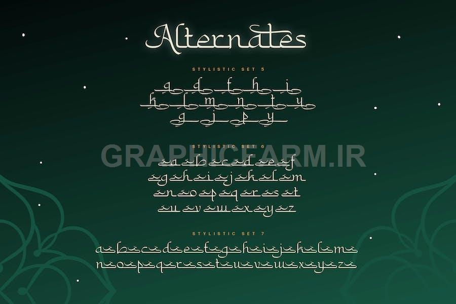 Kabyah Ramadhan Typeface