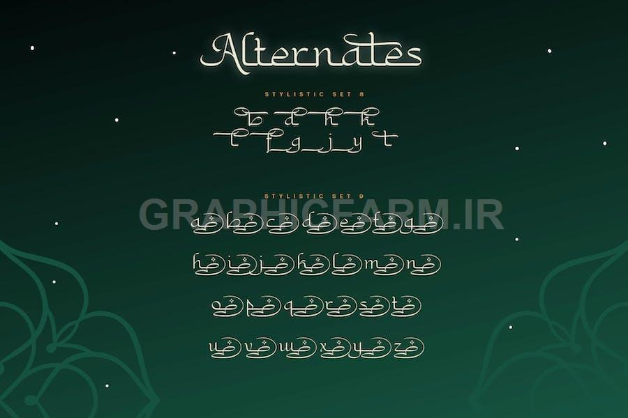 Kabyah Ramadhan Typeface