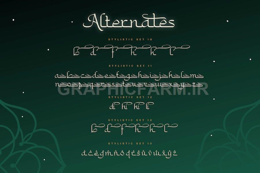 Kabyah Ramadhan Typeface