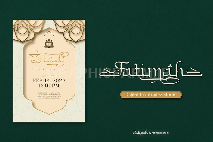 Kabyah Ramadhan Typeface