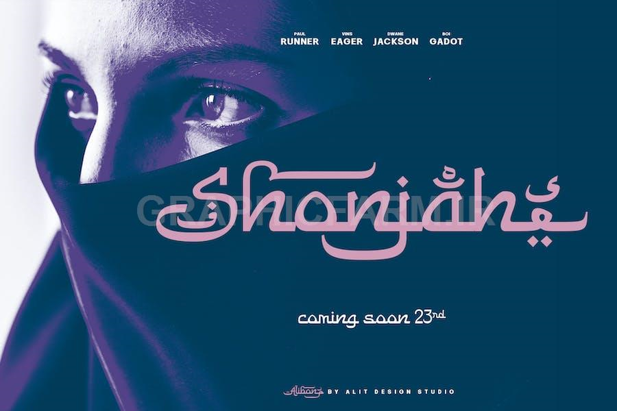 Alibon Arabic Typeface