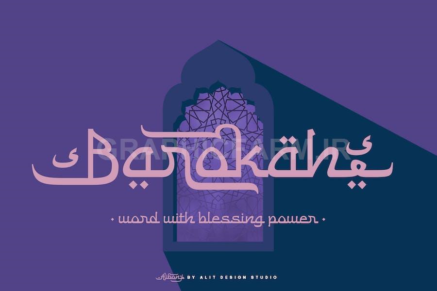 Alibon Arabic Typeface