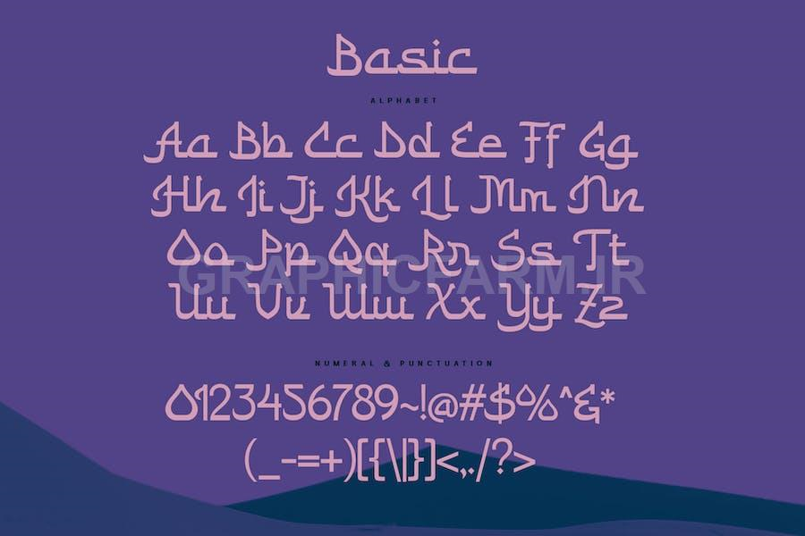 Alibon Arabic Typeface