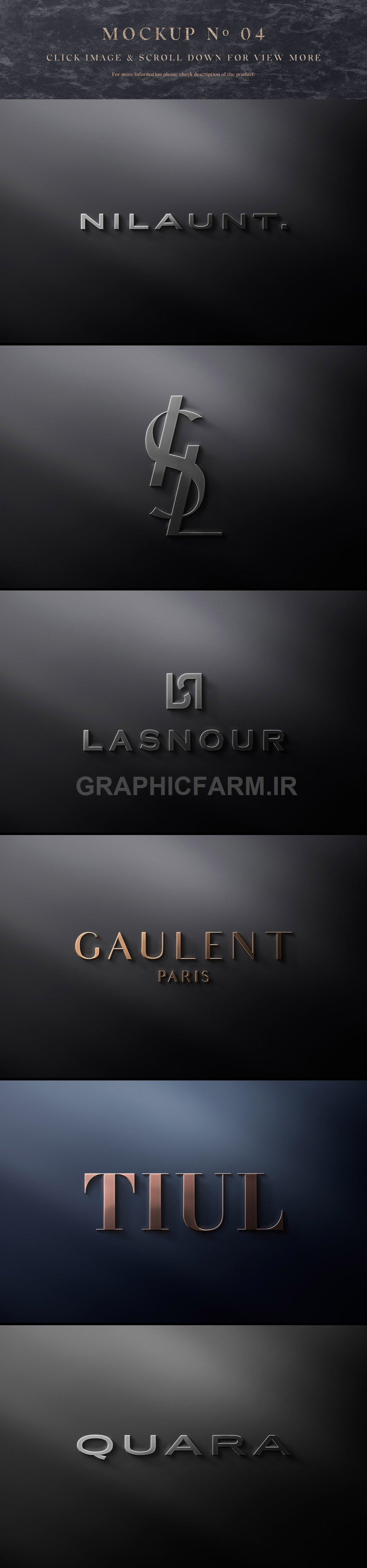 10 Deluxe Front Logo Mockups - V3 | Creative Market