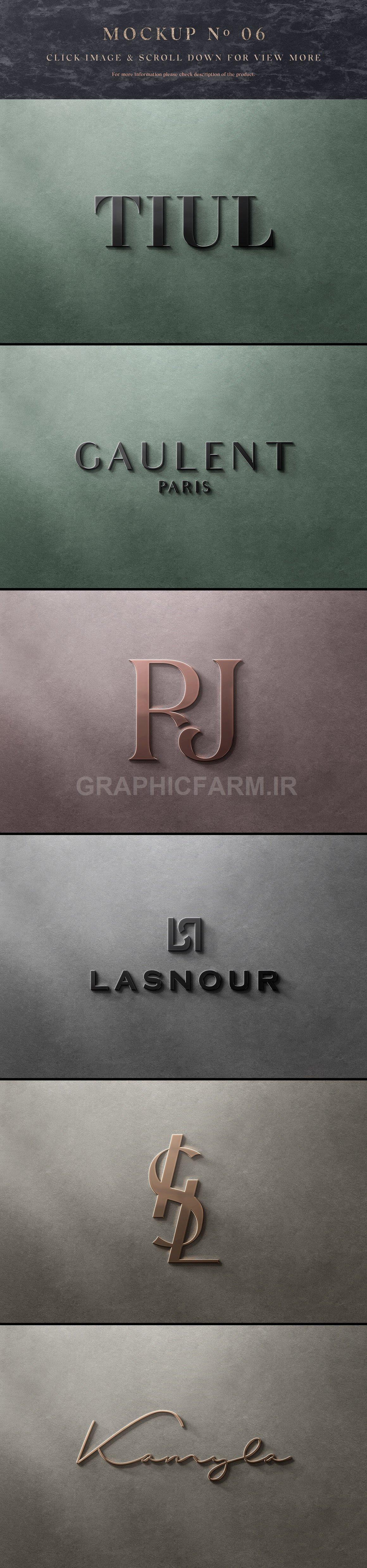 10 Deluxe Front Logo Mockups - V3 | Creative Market