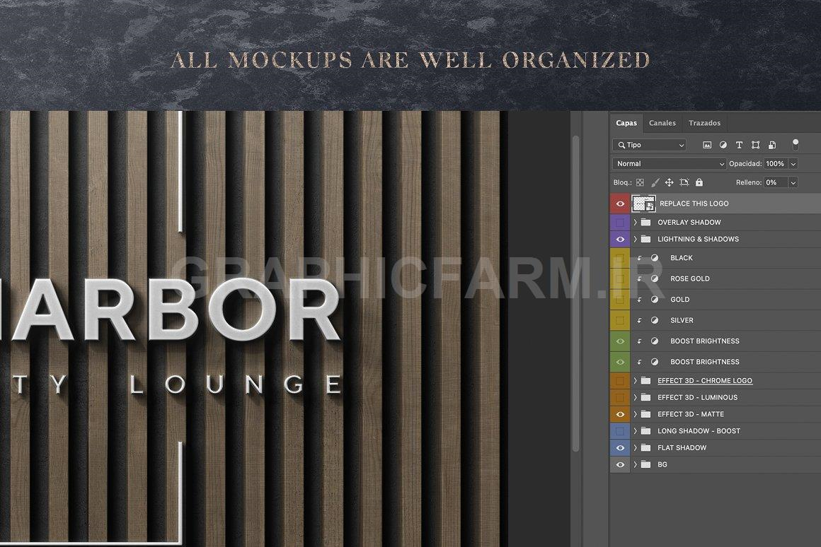 10 Deluxe Front Logo Mockups - V3 | Creative Market