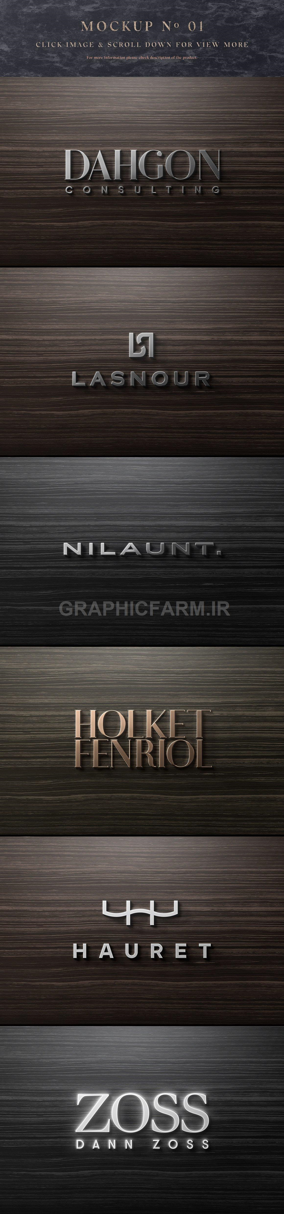 10 Deluxe Front Logo Mockups - V3 | Creative Market