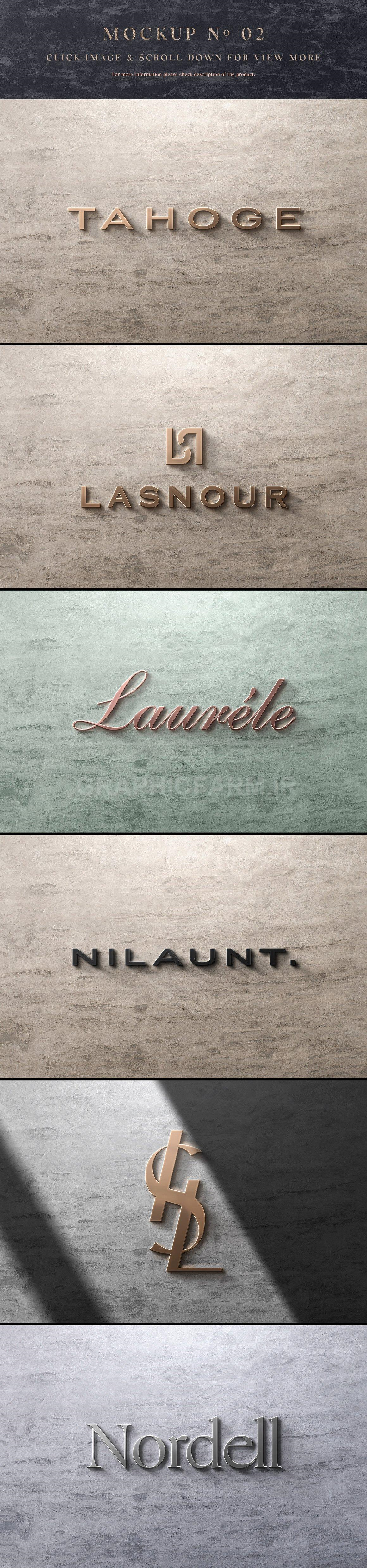 10 Deluxe Front Logo Mockups - V3 | Creative Market