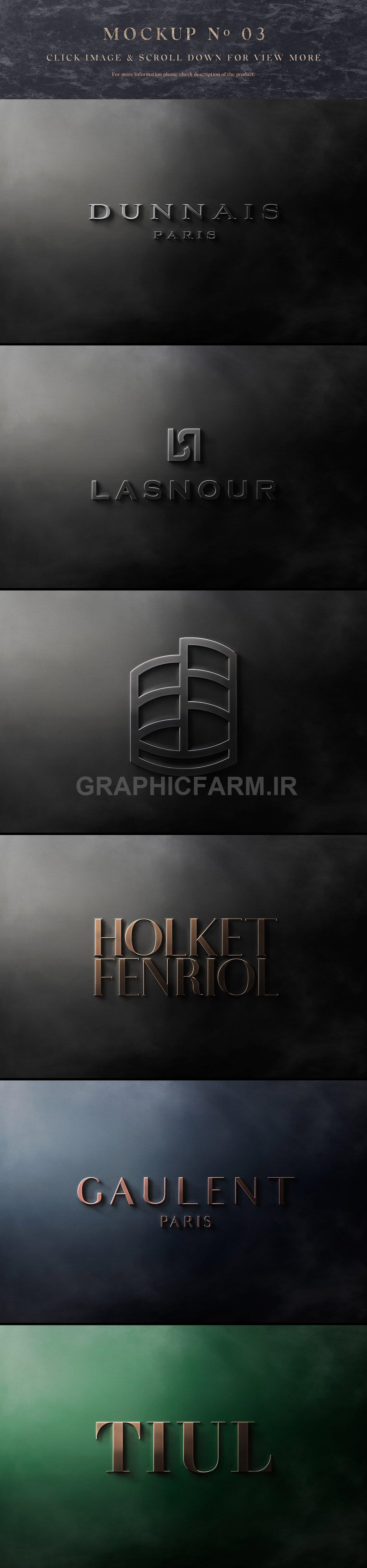 10 Deluxe Front Logo Mockups - V3 | Creative Market