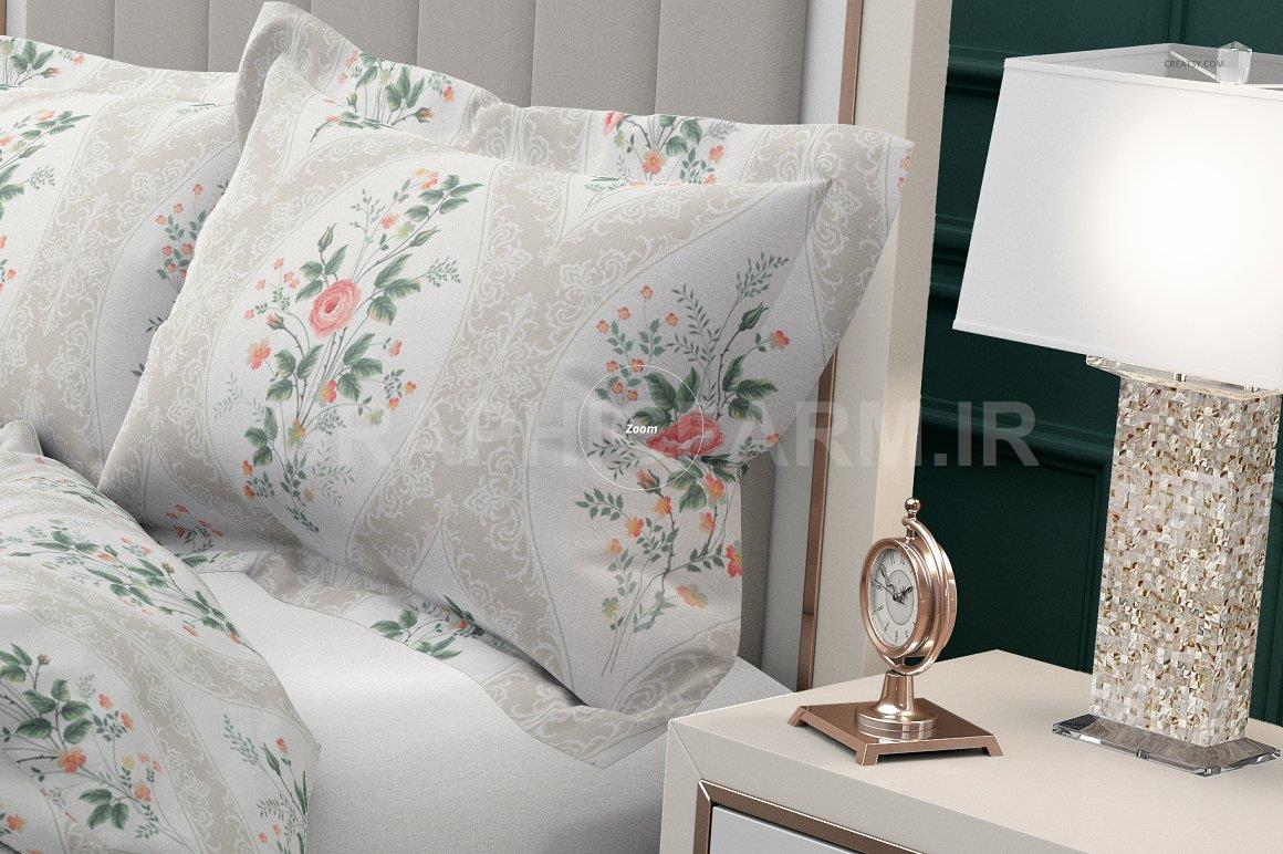 Luxury Bedroom Mockup (flanged p.) | Apparel Mockups