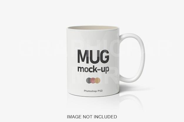 Ceramic Coffee Mug Mockup Isolated