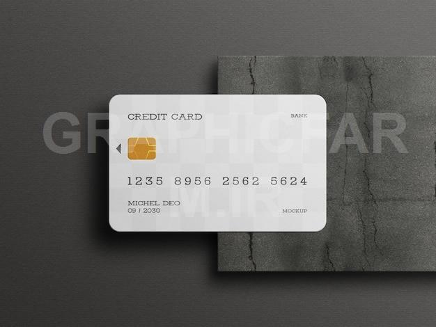 Plastic Credit Or Debit Card Mockup