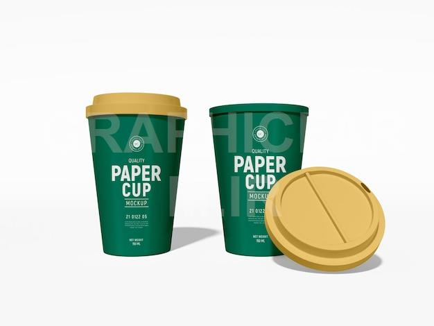 Take Away Paper Cup Branding Mockup