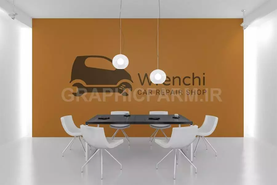 Wrenchi : Car Repair Or Auto Repair Logo