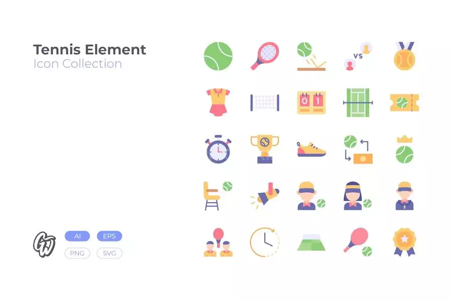 Tennis Element Icon