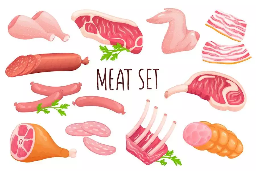 Meat Realistic 3D Elements